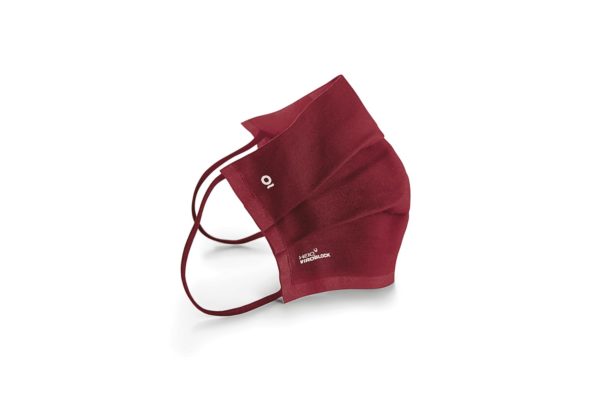 Reusable hygienic mask Viroblock Burgundy colour